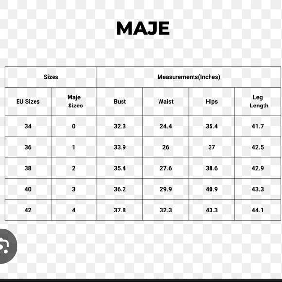 Maje NWT Women’s maje Jeans with Braided
Trim size 42 - Picture 13 of 14